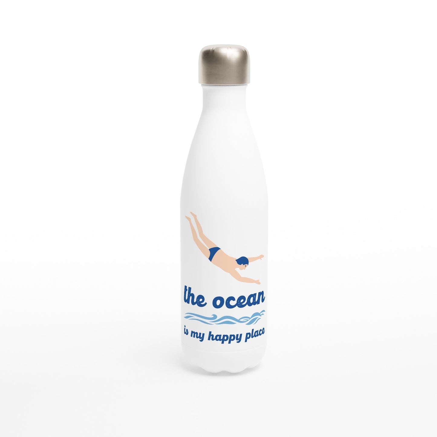 The Ocean: Water Bottle (male swimmer)
