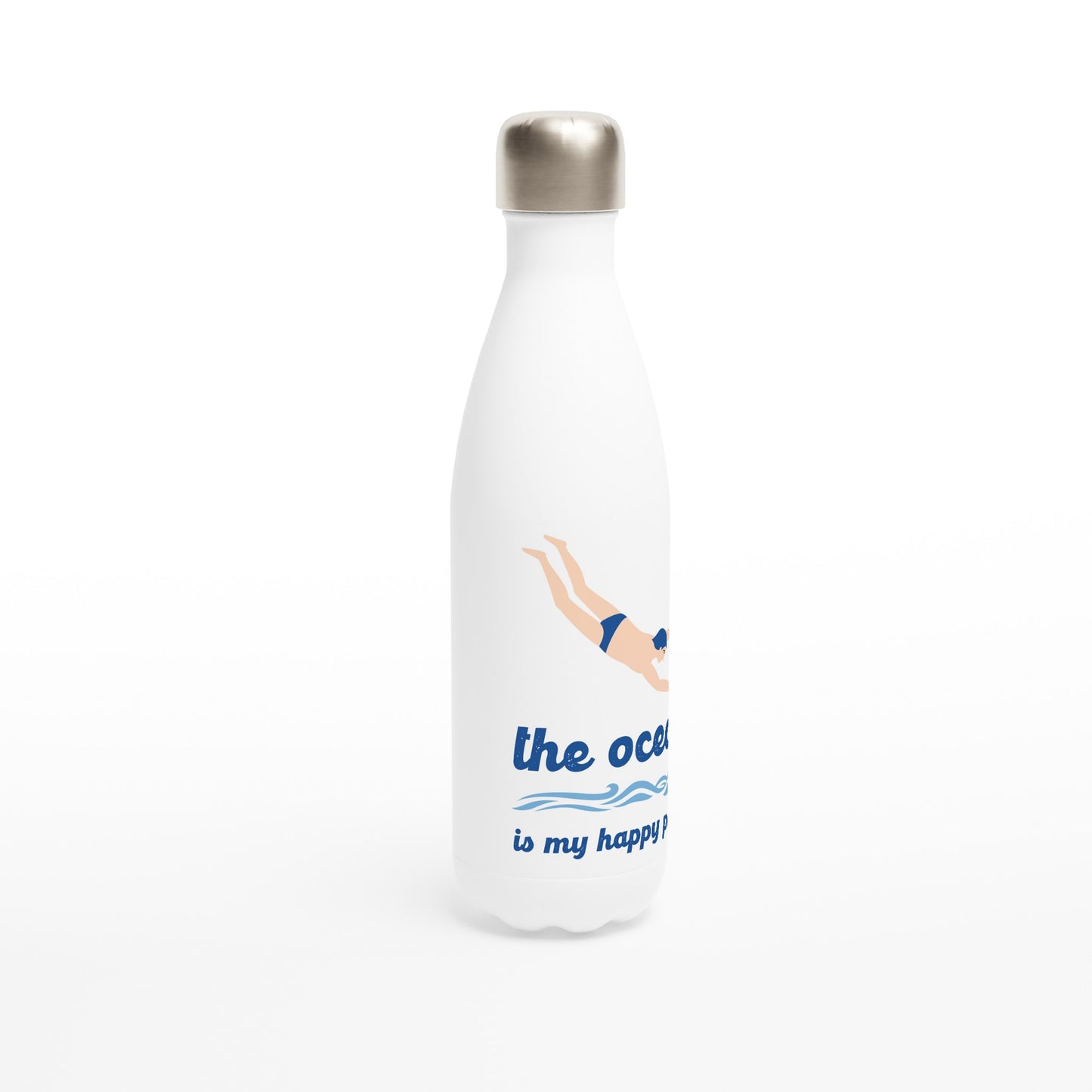 The Ocean: Water Bottle (male swimmer)