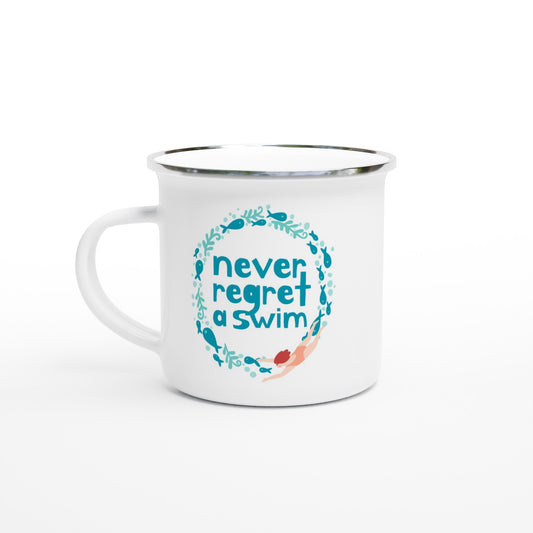 Never Regret a Swim: Mug (female swimmer)