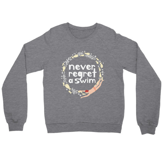 Never Regret a Swim: Sweater (Grey/Navy/Black)