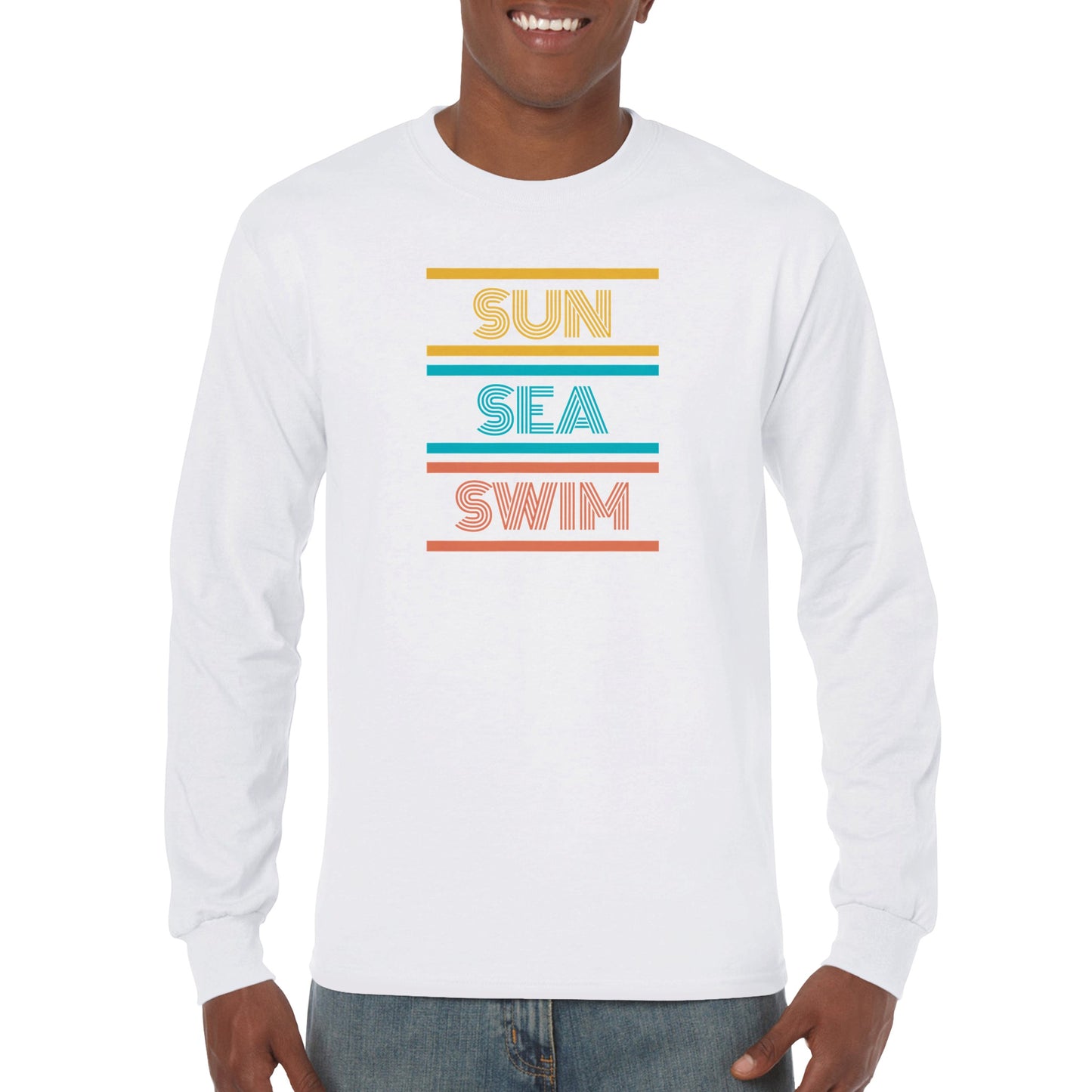 Sun Sea Swim: Longsleeves T-shirt