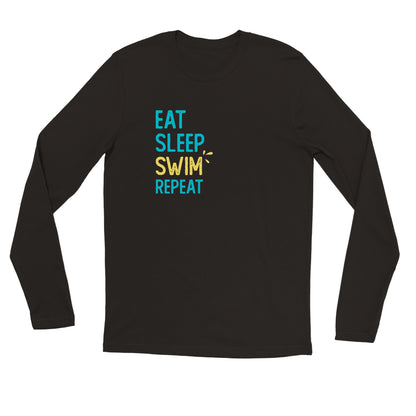 Eat Sleep Swim Repeat: Longsleeve T-shirt